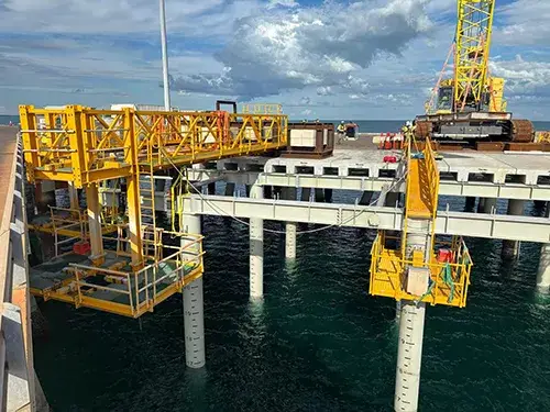 Pipe Pile Frame